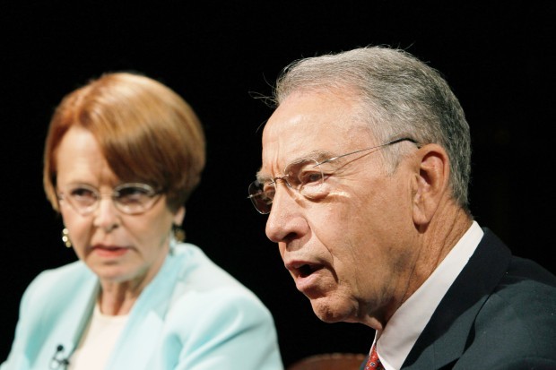 Charles Grassley, Roxanne Conlin